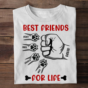 Dog Dad Best Friends For Life, Personalized Shirts, Father's Day Gifts for Dog Dad - Shirts - GoDuckee