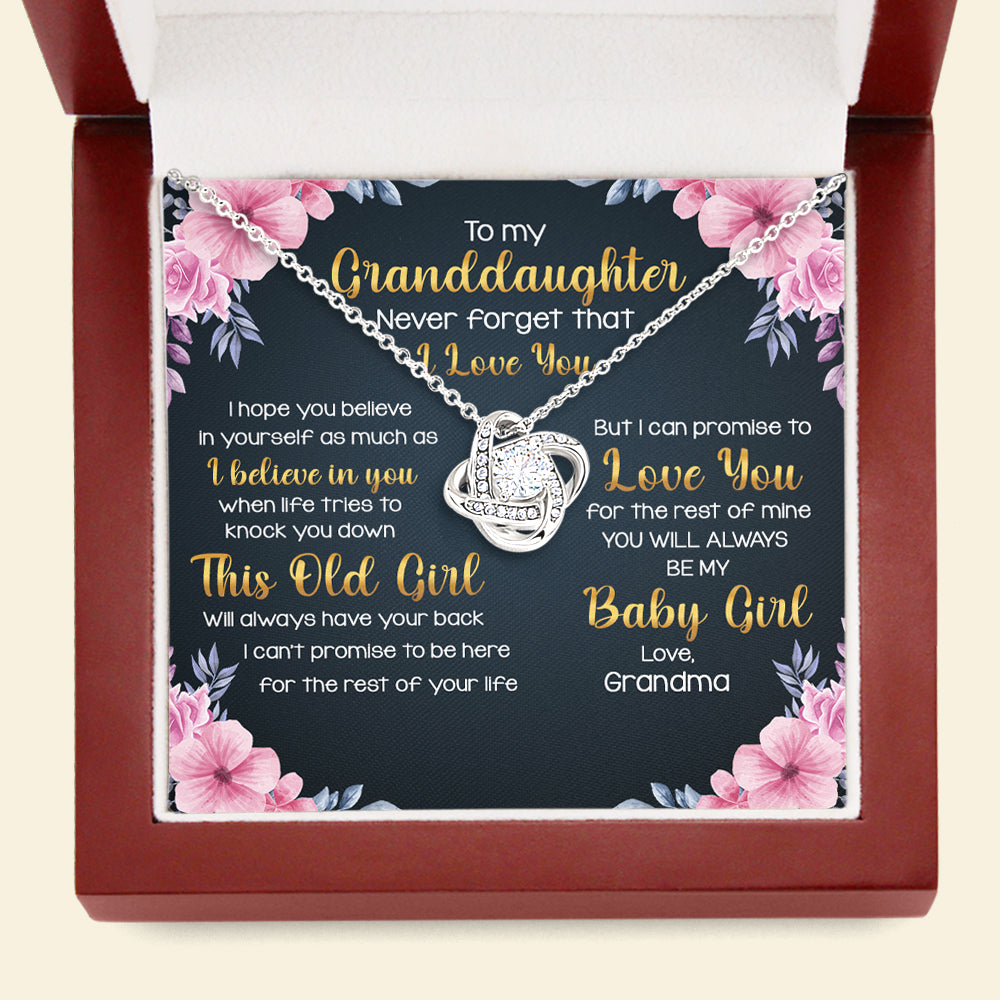 Family Love You For The Rest of Mine - Personalized Love Knot Necklace - Gift for Family Members - Jewelry - GoDuckee