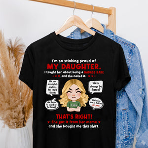 I'm So Stinking Proud Of My Daughter - Personalized Shirt - Mother's Day Shirt - Mother's Day Gift - Gift For Mom - Shirts - GoDuckee