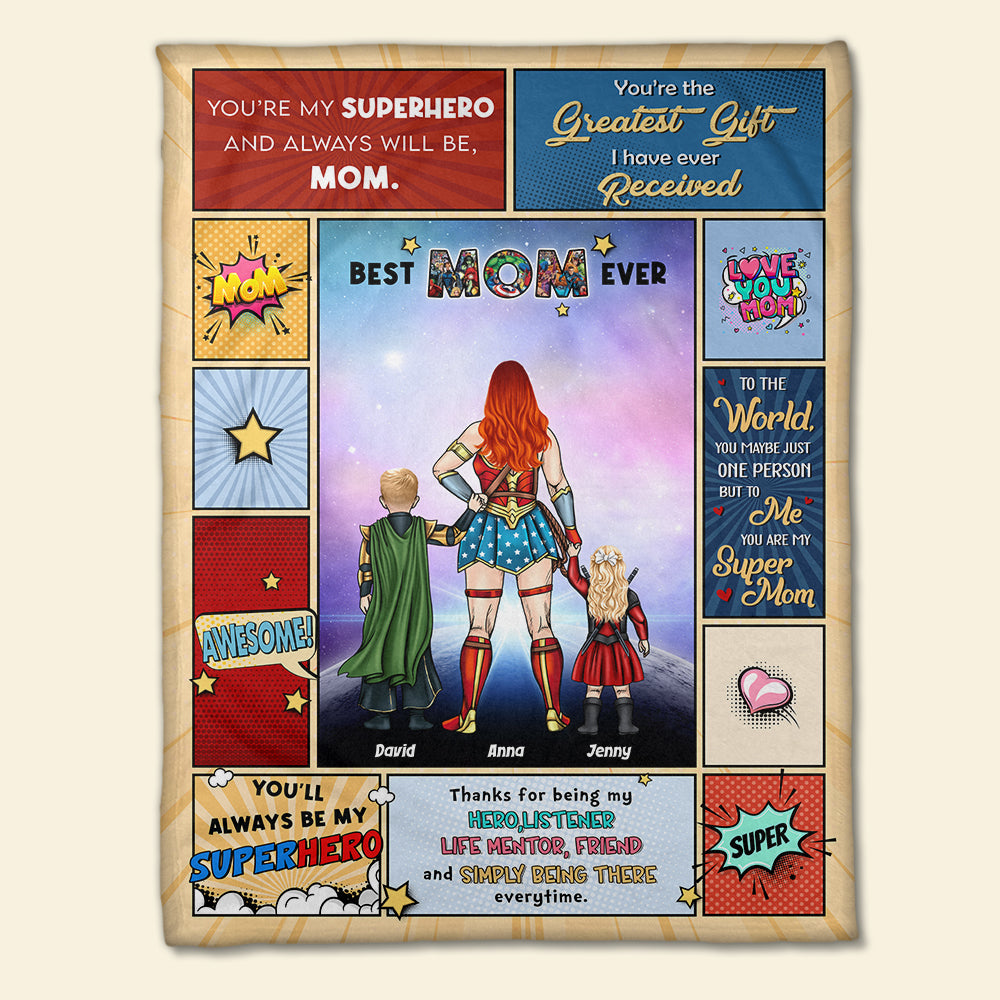 Mother's Day 03SNLI300323TM Personalized Blanket - Blanket - GoDuckee