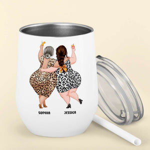 Like Mother Like Daughter Oh Crap, Happy Mother's Day Wine Tumbler Gift For Mom Daughter - Wine Tumbler - GoDuckee
