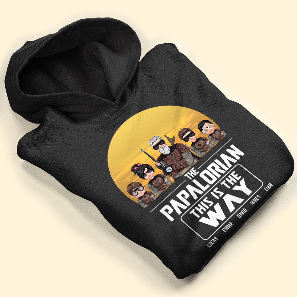This Is The Way - Personalized Family Shirt, Father's Day Gift For Dad, Grandpa - Shirts - GoDuckee
