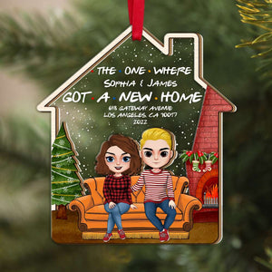 The One Where Couple Got A New Home Personalized Ornament, Christmas Gift - Ornament - GoDuckee