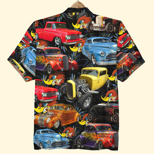 Custom Hot Rod Photo Hawaiian Shirt, Gift For Hot Rod Lovers - Hawaiian Shirts - GoDuckee