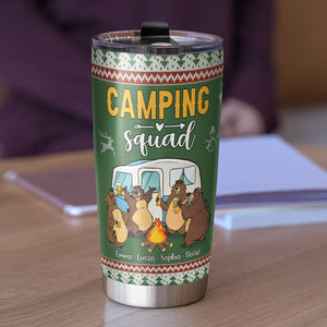 We Are More Than Just Camping Friends Personalized Camping Bears Tumbler, Gift For Camping Lovers - Tumbler Cup - GoDuckee