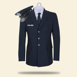 Military Uniform - Personalized Keychain - Military Gift - Keychains - GoDuckee