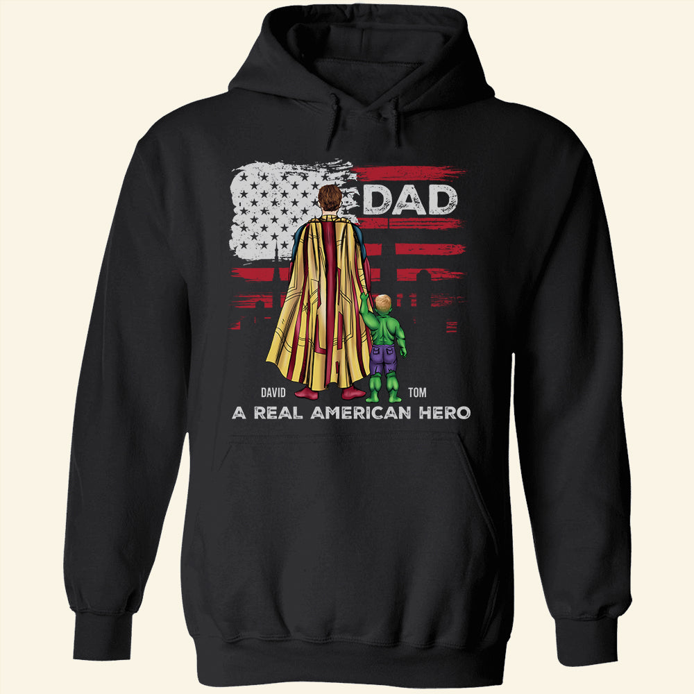 Real Dad Personalized Shirt Hoodie Sweatshirt 01DTDT200423TM - Shirts - GoDuckee