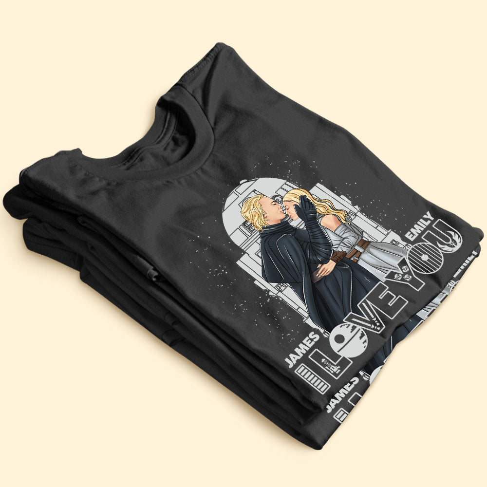 Galaxy Couple 04huti261222tm Personalized Shirt - Shirts - GoDuckee