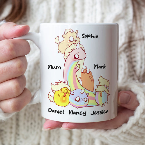 Mamacorn Like A Normal Mom Personalized White Mug, Gift For Mother - Coffee Mug - GoDuckee