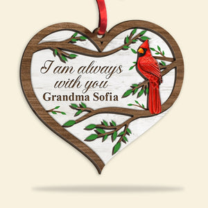 Personalized Heaven Ornament - I Am Always With You - Gift For Loved Ones hso0811 - Ornament - GoDuckee