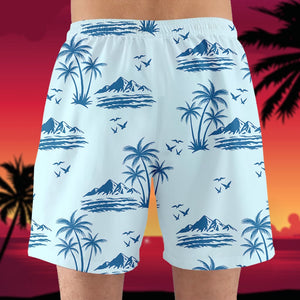 Custom Hawaiian Shirt and Beach Shorts, Beach Coconut Pattern - Hawaiian Shirts - GoDuckee
