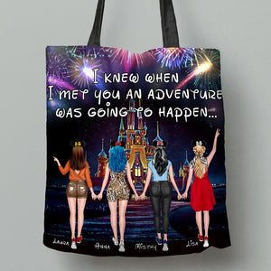 An Adventure Was Going To Happen, Personalized Tote Bag, Gifts for Besties, Wonderland Adventure Fireworks - Tote Bag - GoDuckee