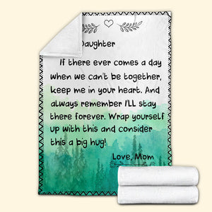 Always Remember I'll Stay There Forever, Personalized Blanket, Gift For Family Members - Blanket - GoDuckee