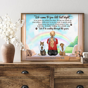 We Came To You Late Last Night Personalized Heaven Dog Canvas Print Gift For Dog Lovers - Poster & Canvas - GoDuckee