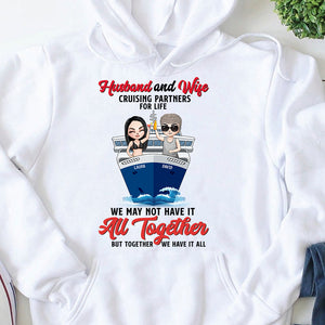 Cruising Partners for Life - Personalized Shirt - Gift for Him/Her - Couple Happy Moment On A Cruise - Shirts - GoDuckee