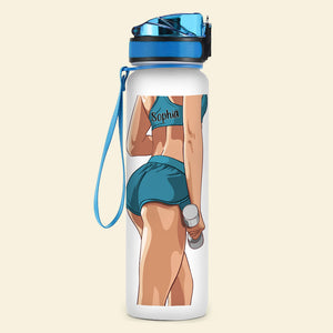 Today Is Your Day - Personalized Water Tracker Bottle - Gift For Gymer - Water Bottles - GoDuckee