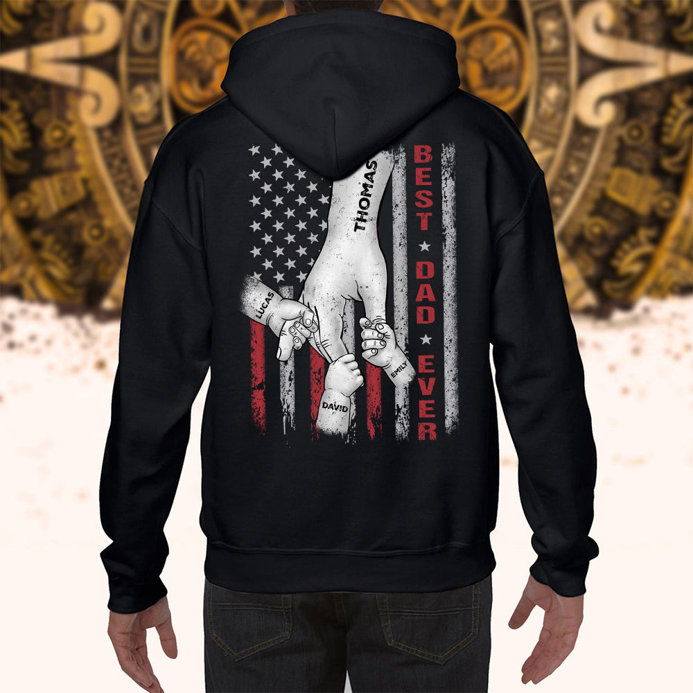 Hand In Hand Dad And Kid 01OHDT190423 Personalized Tshirt, Hoodie, Sweatshirt - Shirts - GoDuckee