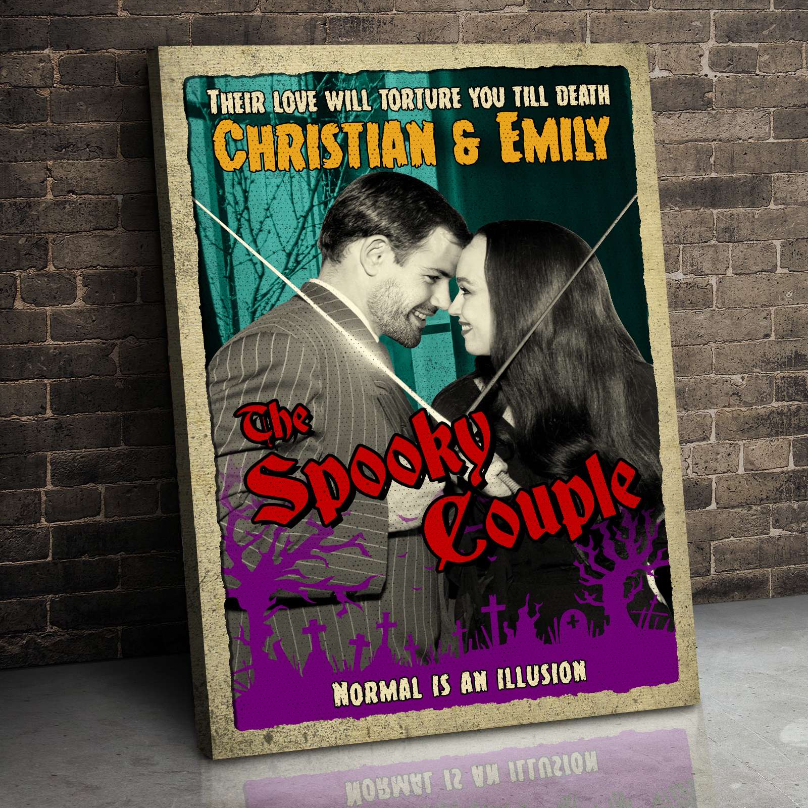 Couple Custom Photo Canvas Poster 03DTDT160123 - Poster & Canvas - GoDuckee