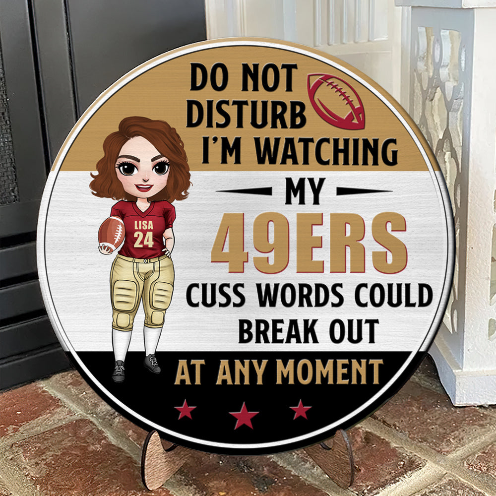 49ers Womens Shirt Just A Mom Who Loves Her 49ers Gift - Personalized  Gifts: Family, Sports, Occasions, Trending