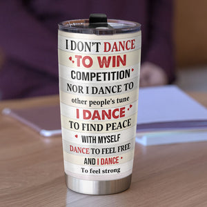 My Heart Is On That Stage Personalized Ballet Tumbler Cup Gift For Ballet Lovers - Tumbler Cup - GoDuckee