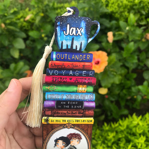 Personalized Outlander Bookmark Gift For Book Lover 11, Jamie & Claire - Bookmarks - GoDuckee