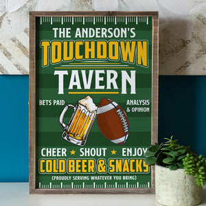 American Football Poster - Cheer Shout Enjoy - Beer Lovers - Poster & Canvas - GoDuckee