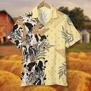 Dairy Farm Personalized Hawaiian Shirt, Gift For Farmer This Summer - Hawaiian Shirts - GoDuckee