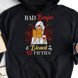 Bad Boujee and Blessed, Personalized Birthday Shirts, Gifts for Girls, Women - Shirts - GoDuckee