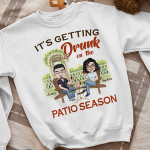 Couple Shirt Drinking, Personalized T-shirt Hoodie Sweatshirt - Shirts - GoDuckee
