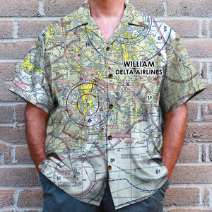 Personalized Aviation Hawaiian Shirt, Aloha Shirt, Gift For Summer - Hawaiian Shirts - GoDuckee