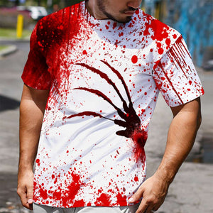 Blood Splatter Shirts - It's Fine Everything Is Fine All - For Horror Movies Fan - AOP Products - GoDuckee