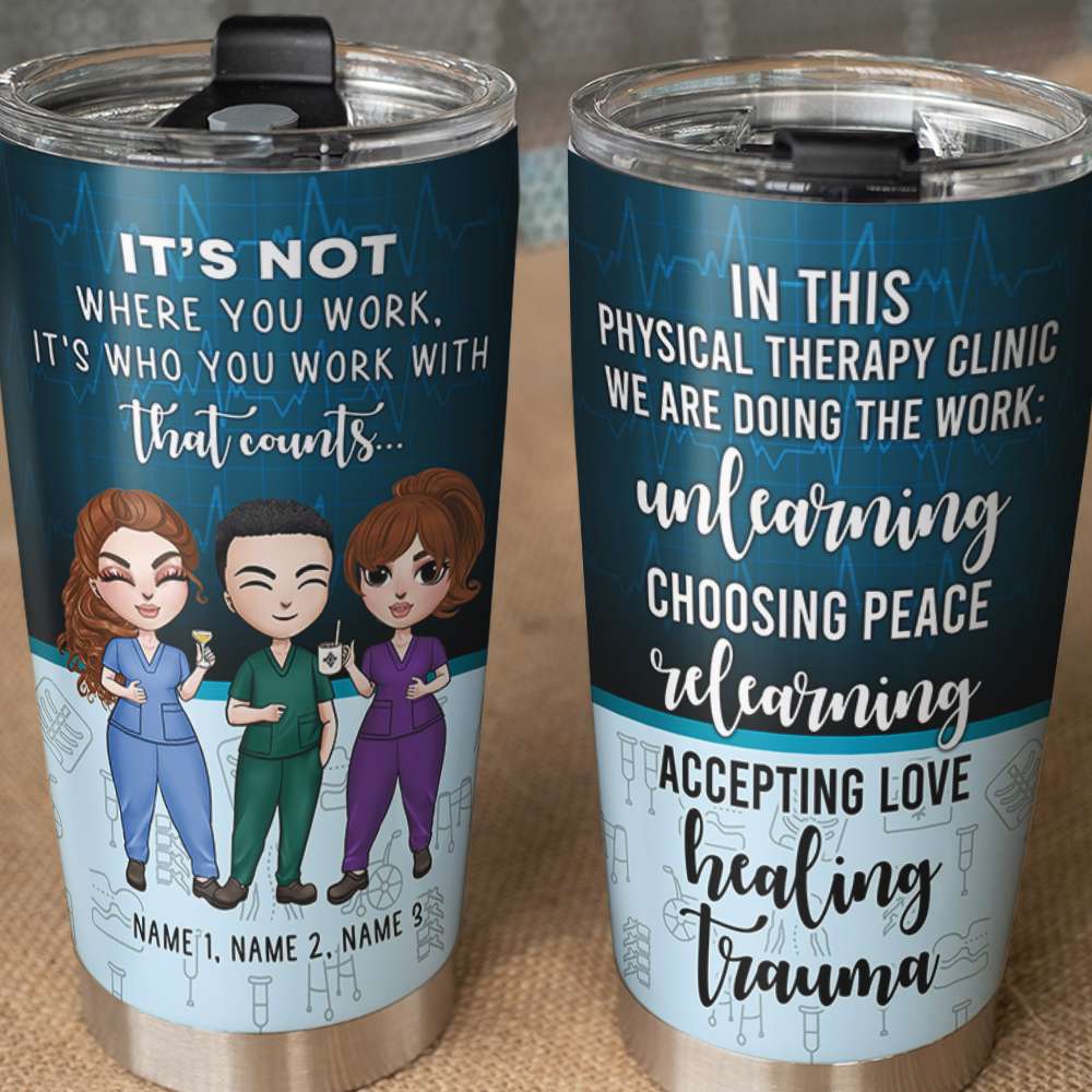 Physical Therapist – Engraved Personalized PT Tumbler, Stainless Cup, PT Coffee  Mug – 3C Etching LTD