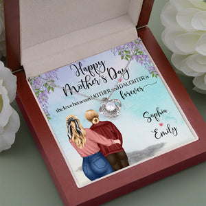 Happy Mother's Day, Gift For Mom, Personalized Necklace, Mom And Daughter Necklace, Mother's Day Gift - Jewelry - GoDuckee