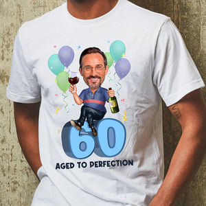 Aged To Perfection Personalized Birthday Shirts, Gift For Man - Shirts - GoDuckee