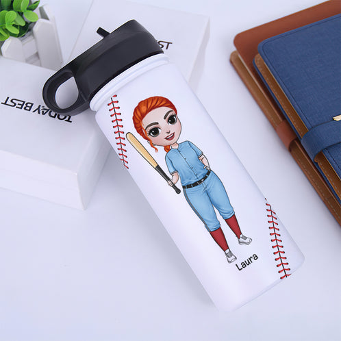 Personalized Baseball Mom Water Bottle - I Spend More On Baseball Gear Than Purse - Water Bottles - GoDuckee