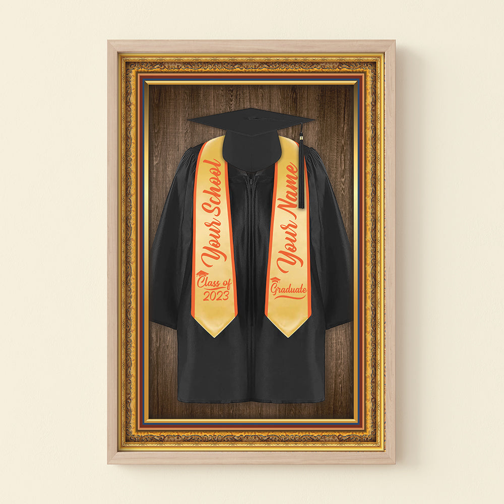 Personalized Graduation Uniform Canvas Print, Gift For Graduates - Poster & Canvas - GoDuckee