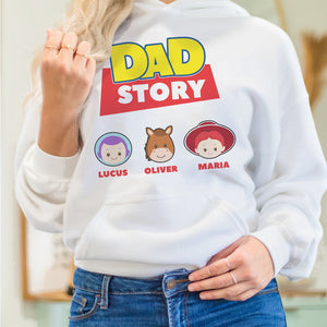 Dad Story Personalized Shirts, Gift For Dad, Grandpa - Shirts - GoDuckee