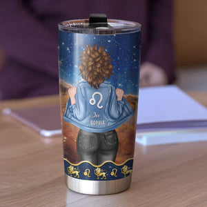 Zodiac Girl Leo Girl Facts Wild Intelligent Savage, Personalized Tumbler for Leo Girl - Tumbler Cup - GoDuckee