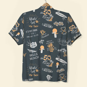 Surfing Shirt and Shorts - It's Not Tragic To Die Doing What You Love - Hawaiian Shirts - GoDuckee