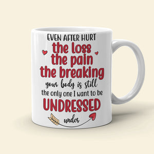 Your Body Is Still The Only One I Want To Be Undressed Under Personalized Mug, Couple Gift - Coffee Mug - GoDuckee