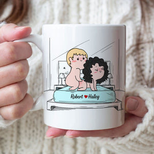 Babe You Give Me A Boner Not A Penis Boner A Heart Boner funny couple mug - Coffee Mug - GoDuckee