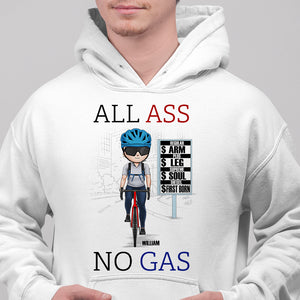 All Ass No Gas Personalized Cycling Shirts - Shirts - GoDuckee
