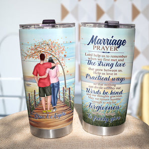 Help Us Love In Practical Ways So That Nothing Can Devide Us, Personalized Tumbler, Gift For Couples - Tumbler Cup - GoDuckee