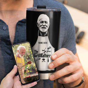 Personalized Father's Day Tumbler Cup - The Grillfather - Tumbler Cup - GoDuckee
