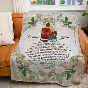 Couple Somewhere Only We Know, Personalized Blanket, Gift For Couples - Blanket - GoDuckee