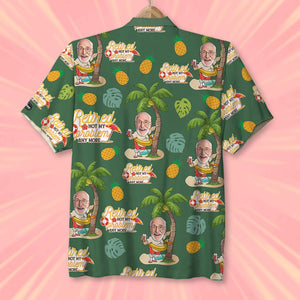 Retired Not My Problem Anymore, Custom Photo Hawaiian Shirt and Men Beach Shorts, Retirement Gifts for Dad - Hawaiian Shirts - GoDuckee