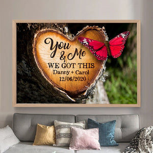 You & Me We Got This Personalized Couple Canvas Print, Gift For Couple - Poster & Canvas - GoDuckee