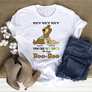 You're My Yogi To My Boo-boo Personalized Yogi Bear Shirt Gift For Dad - Shirts - GoDuckee