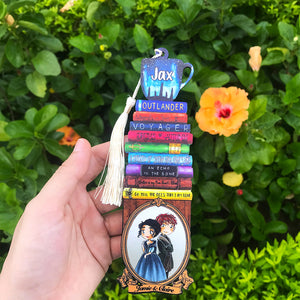 Personalized Outlander Bookmark Gift For Book Lover 11, Jamie & Claire - Bookmarks - GoDuckee