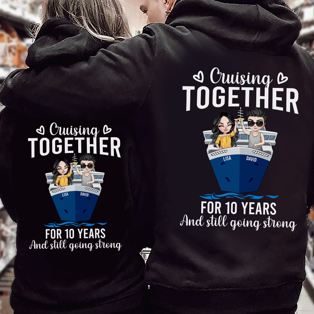 Personalized Cruising Couple Shirts - Cruising Together and Still Going Strong - Shirts - GoDuckee